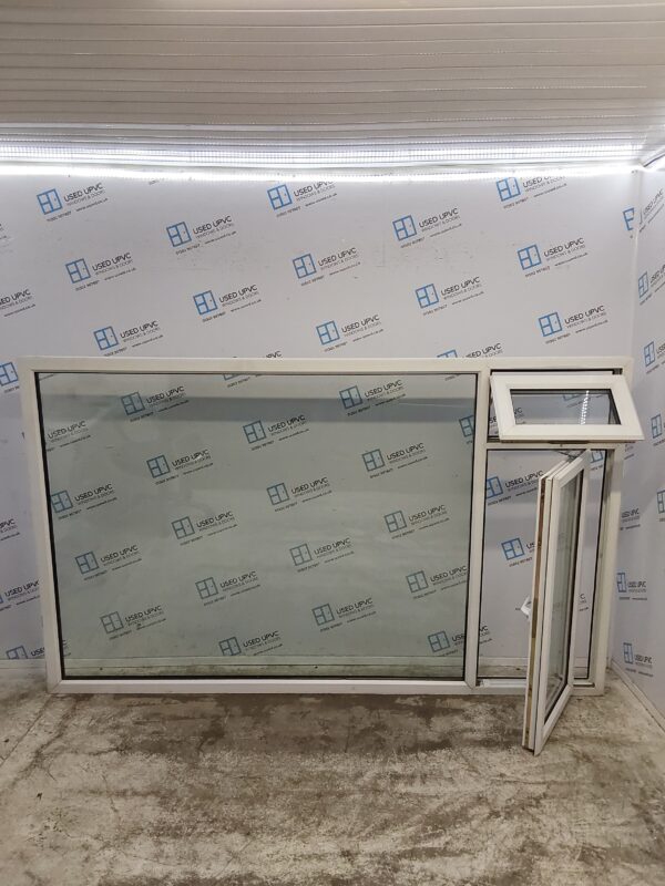 Used White Upvc Window 2565mm x 1560mm LW0046 - Image 2