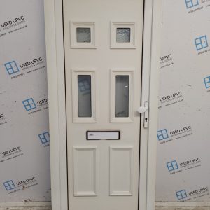 Used White Upvc Front Door 850mm x 1975mm C6073