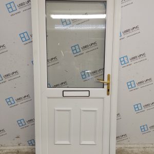 Used White Upvc Front Door 925mm x 2030mm 0509