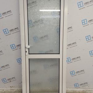 Used White Upvc Back Door 850mm x 2095mm 0807