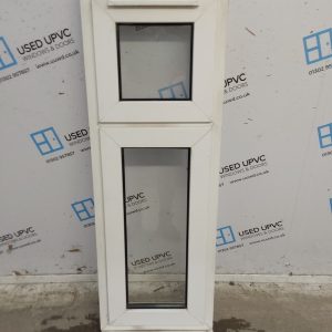 Used White Upvc Window 430mm x 1240mm C4B004
