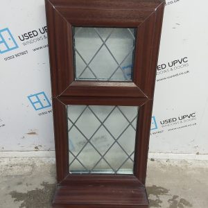 Used Woodgrain Upvc Window 455mm x 910mm C2B010
