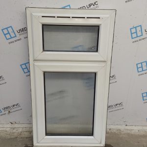 Used White Upvc Window 670mm x 1235mm W0037