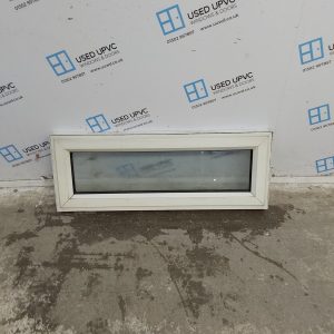 Used White Upvc Window 1065mm x 395mm SC5028
