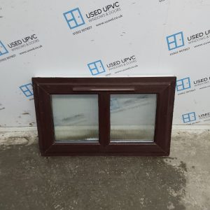 Used Rosewood Upvc Window 905mm x 560mm W0401