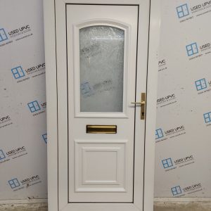 Used White Upvc Front Door 930mm x 2070mm C10D16