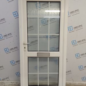 Used White Upvc Front Door 950mm x 2045mm C7D083