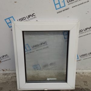 Used White Upvc Window 640mm x 755mm W0374