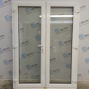 Used White Upvc French Doors 1470mm x 2035mm EA10