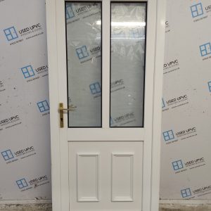 Used White Upvc Back Door 920mm x 2040mm 0456