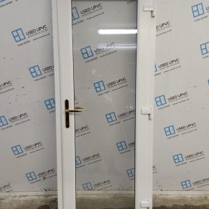 Used White Upvc Back Door 830mm x 2085mm C8D09
