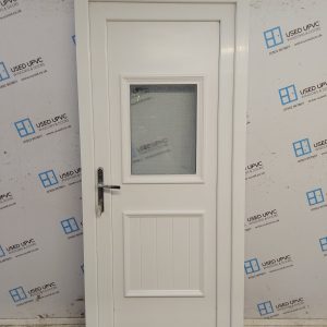Used White Upvc Back Door 900mm x 2080mm C8D46