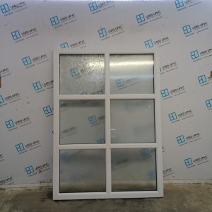 Used White Upvc Window 1300mm x 1800mm C6W22