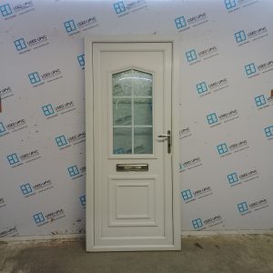 Used White Upvc Front Door 890mm x 2030mm C1UD49