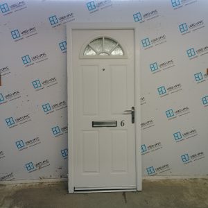 Used White Composite Front Door 900mm x 2080mm C1UD35
