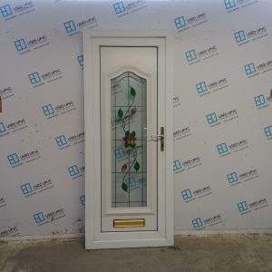 Used White Upvc Front Door 850mm x 2080mm C10D19
