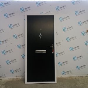Brand New Black Composite Front Door 885mm x 1990mm C1ND50