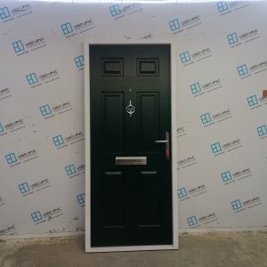 Brand New Dark Green Composite Front Door 875mm x 2000mm ND20