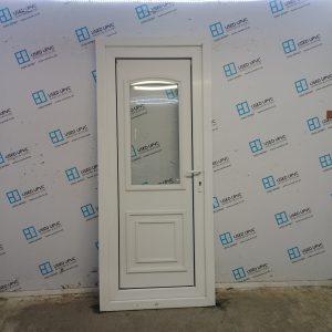 Used White Upvc Back Door 885mm x 2085mm C10D11