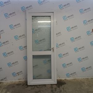Used White Upvc Back Door 815mm x 2060mm 0090