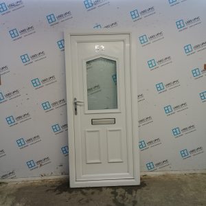 Used White Upvc Front Door 890mm x 1980mm C7D083