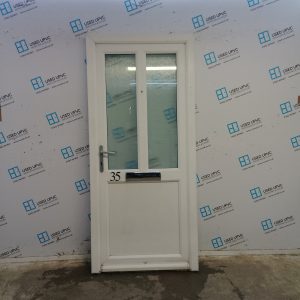 Used White Upvc Front Door 915mm x 2035mm C6014