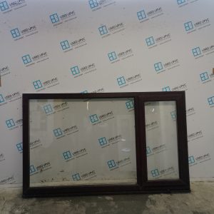 Used Rosewood Upvc Window 2010mm x 1230mm C12W064