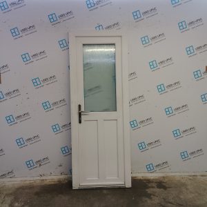 Used White Upvc Back Door 730mm x 1960mm 0313
