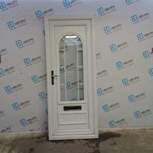 Used White Upvc Front Door 835mm x 2070mm C11D54