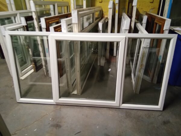 Used White Upvc Window 2230mm x 1080mm high LW0110