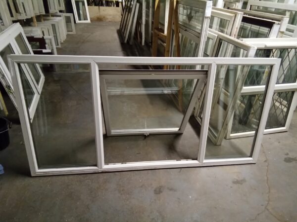Used White Upvc Window 2230mm x 1080mm high LW0110 - Image 2