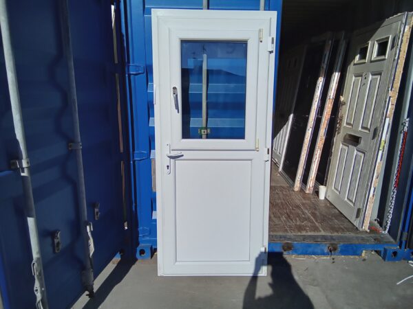 Used Upvc Rosewood Stable Back Door 895mm x 2065mm C9D31 - Image 2