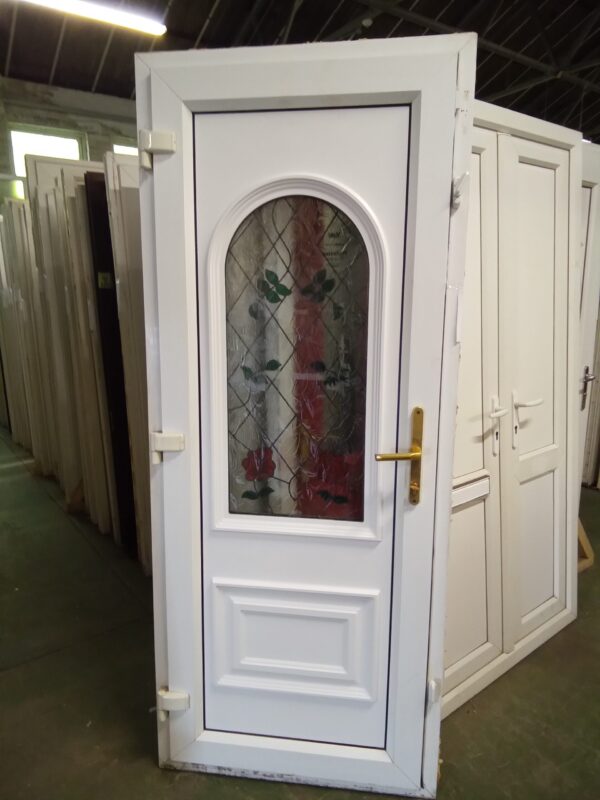 Used White Upvc Back Door 855mm x 2070mm 0327 - Image 2