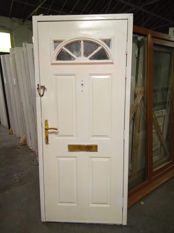Used Brown Composite Front Door 925mm x 2090mm 0602 - Image 2