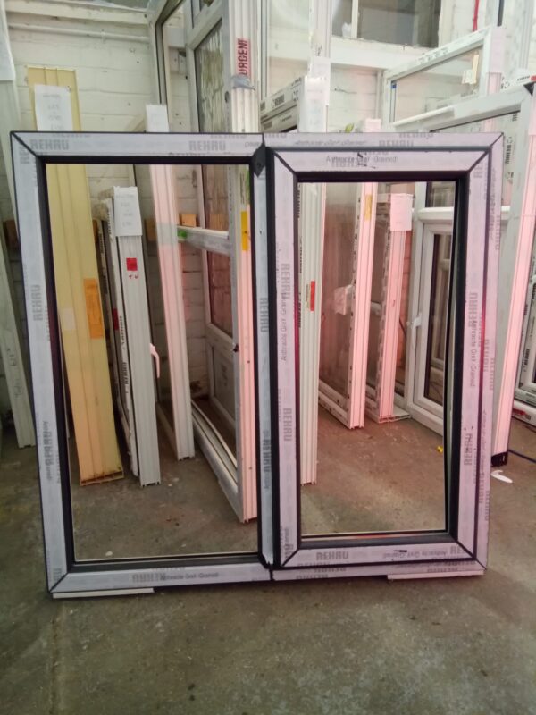 Brand New Anthracite Grey Unglazed Upvc Window 1185mm x 1155 REf- NW016