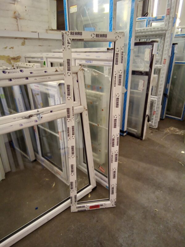 Brand New White Upvc Window Unglazed 450mm x 1575mm USW018 - Image 2