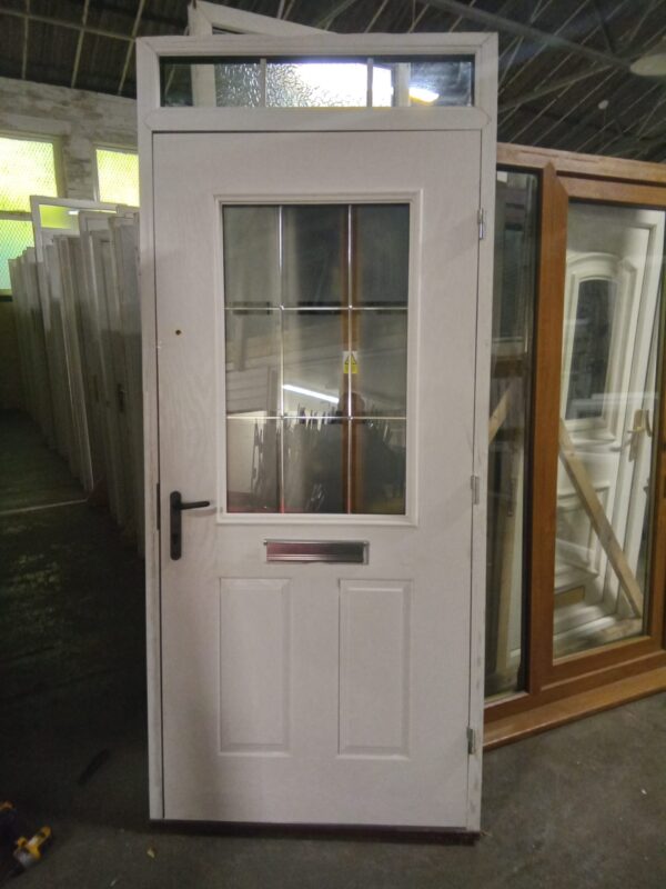 Used Black Composite Front Door 1005mm x 2310mm 0726 - Image 2