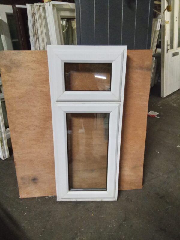 Used White Upvc Window 525mm x 1250mm W0061