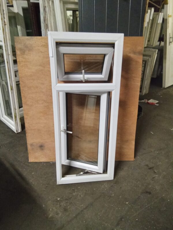 Used White Upvc Window 525mm x 1250mm W0061 - Image 2