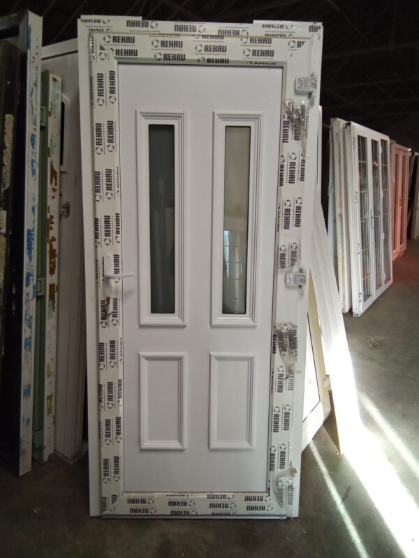 Brand New White Upvc Back Door 930mm x 2055mm ND00014 - Image 2