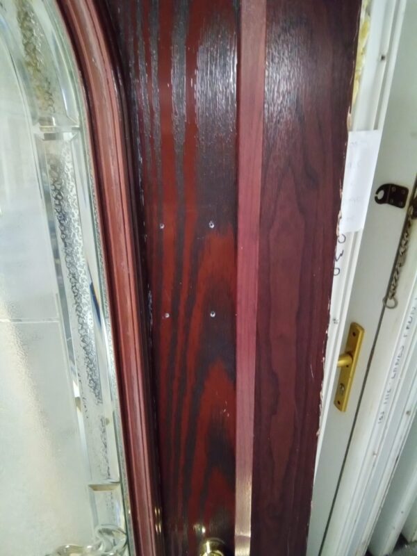 Used Rosewood Composite Back Door 925mm x 2090mm 0594 - Image 3