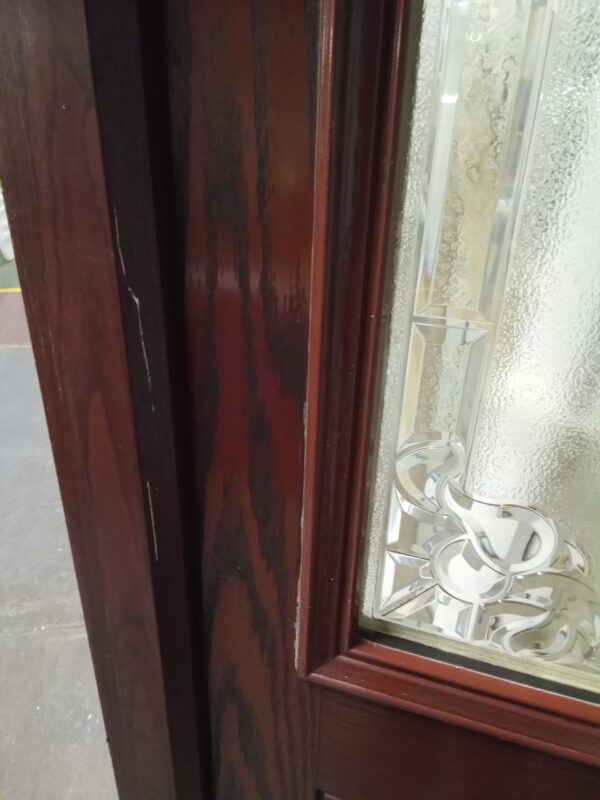 Used Rosewood Composite Back Door 925mm x 2090mm 0594 - Image 4