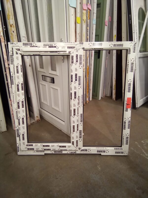 Brand New White Unglazed Window 1100mm x 1065 USW057
