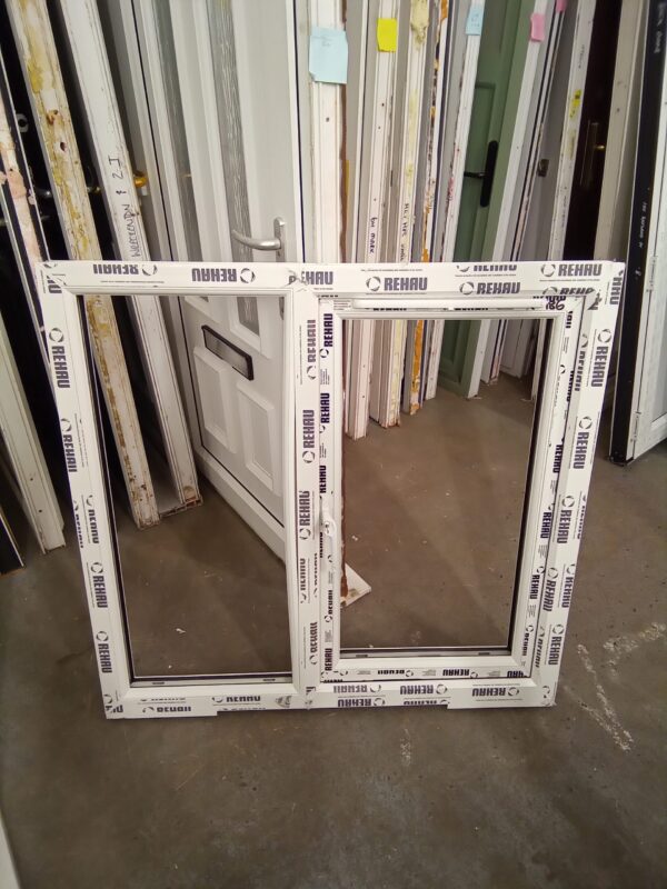 Brand New White Unglazed Window 1100mm x 1065 USW057 - Image 2