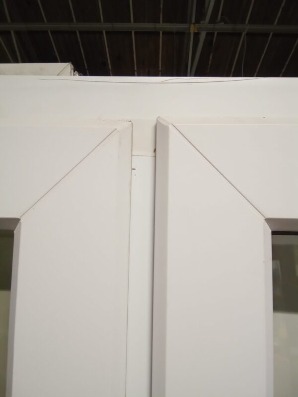 Used White Upvc French Doors 1830mm x 2090mm EA6 - Image 4