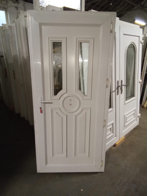 Used White Upvc Back Door 930mm x 1990mm 0652 - Image 2