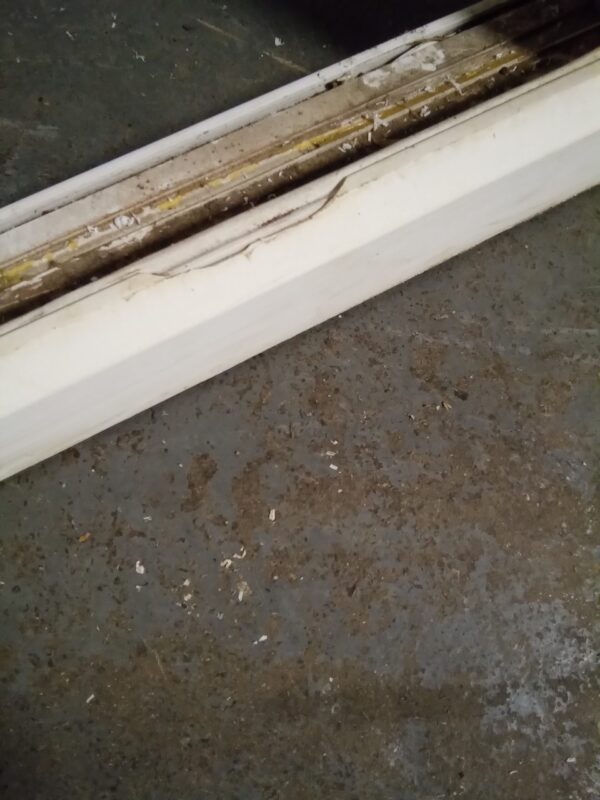 Used White Upvc Back Door 930mm x 1990mm 0652 - Image 4