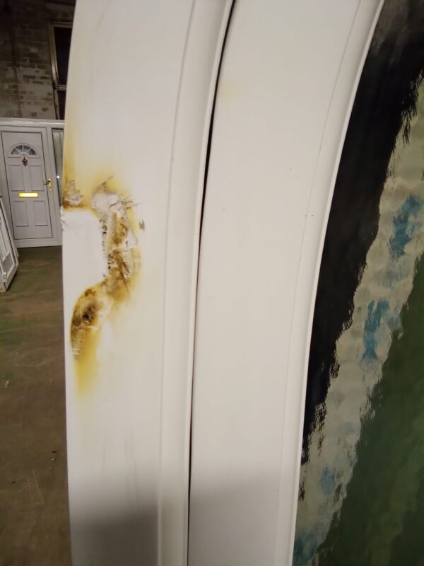 Used White Upvc French Doors 1330mm x 2285mm N010 - Image 2