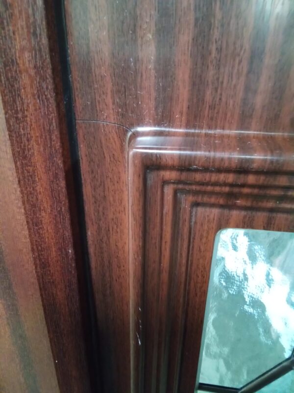 Used Woodgrain Upvc Front Door 850mm x 2030mm 0148 - Image 3