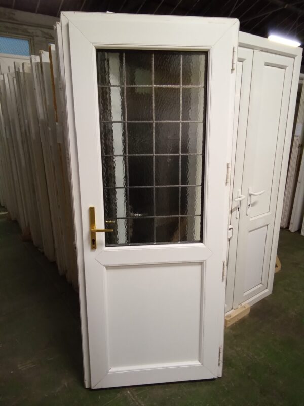 Used White Upvc Back Door 865mm x 2065mm 0248 - Image 2